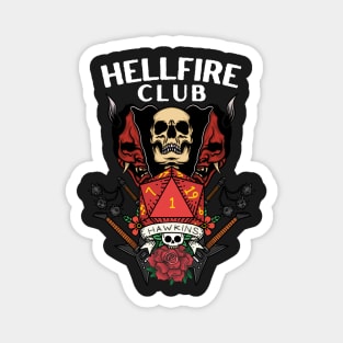 Hellfire Club - Black - D20 - Guitars - Flails - Skull Magnet