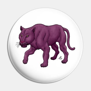 Purple Alien Cat Pin