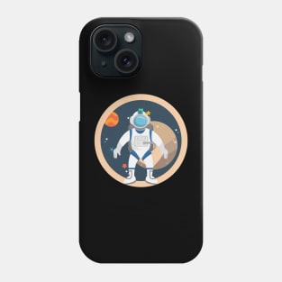 Astronaut and Space Phone Case