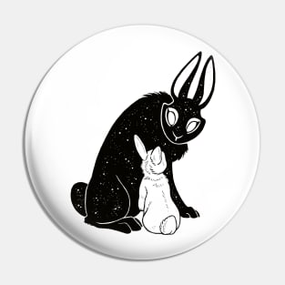 Nightsky Rabbit Pin