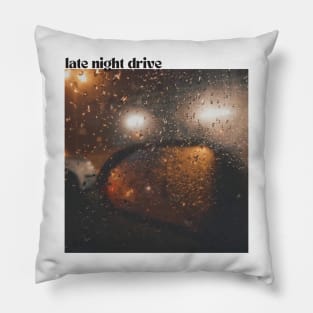 Late Night Drive Pillow