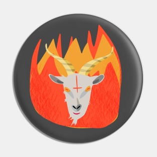 Satan Goat Pin