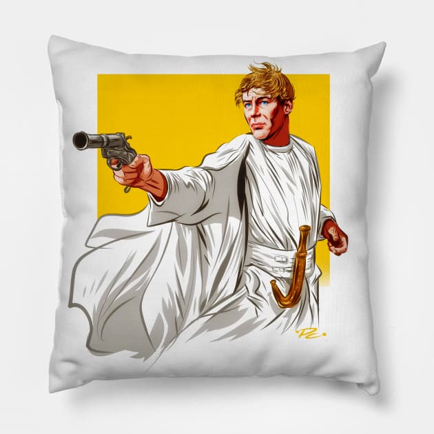 Peter O'Toole - An illustration by Paul Cemmick Pillow by PLAYDIGITAL2020