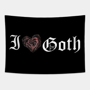 I LOVE GOTH Tapestry