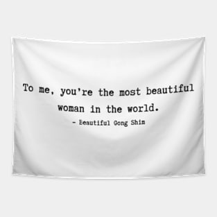 Beautiful Gong Shim Quotes Tapestry