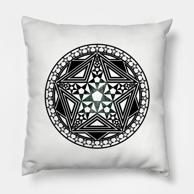 Pentadela 9 Pillow by The Knotty Works