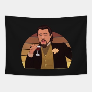 Di Caprio Laughing Meme Tapestry