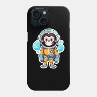 Monkey Ape Astronaut Illustration Phone Case