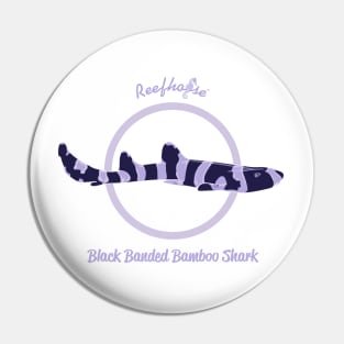 Black Banded Bamboo Shark Pin