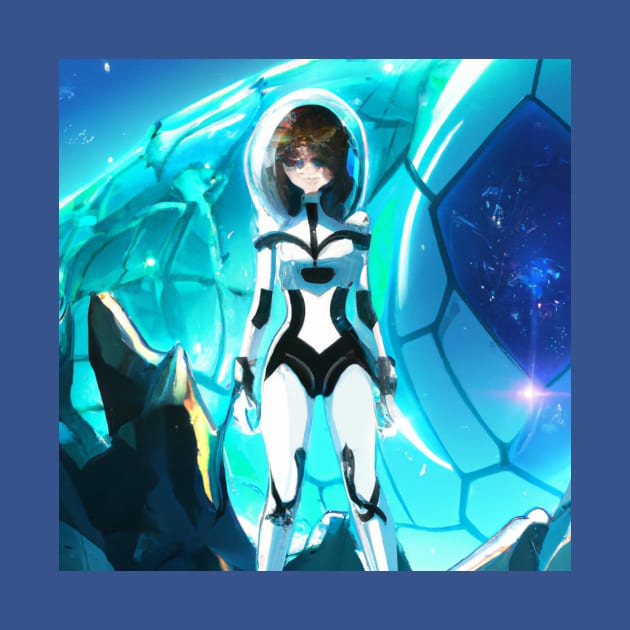 Anime Girl on an Ice Planet by Starbase79