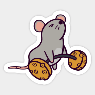 Gym rat Sticker for Sale by gabster69