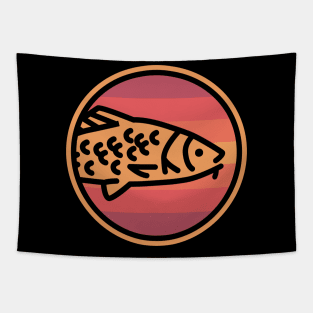 Vintage Carp Fish - Gift For Carp Fishing Tapestry