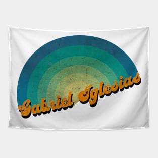 vintage retro Gabriel Iglesias Tapestry