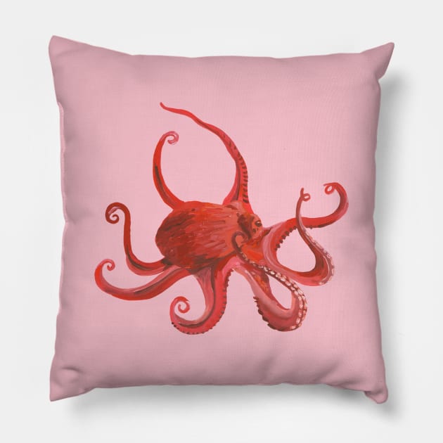 Giant Pacific Octopus Pillow by Das Brooklyn