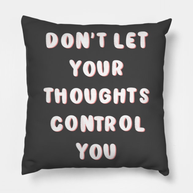 Thoughts Pillow by goodnessgracedesign