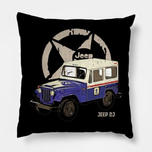 Jeep DJ JEEP White Star Pillow