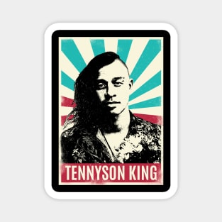 Vintage Retro Tennyson King Magnet