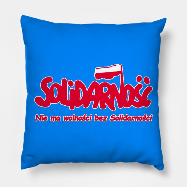 Solidarność Pillow by Pr0metheus