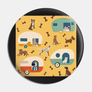 Dog campers Pin