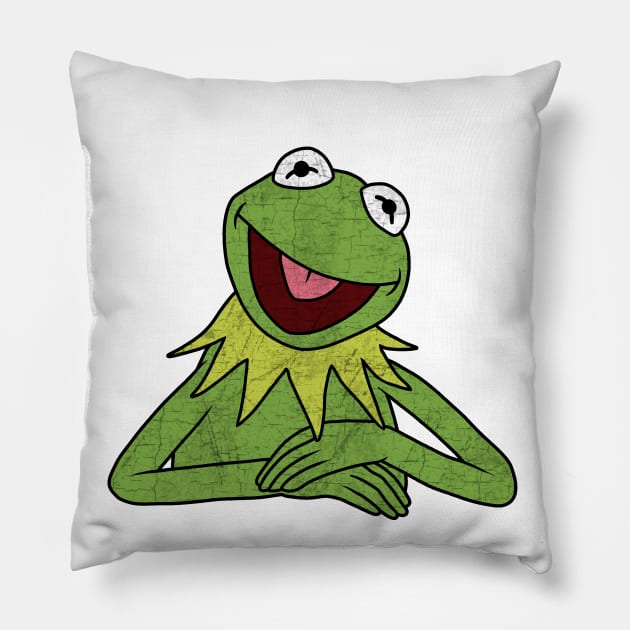 Kermit The Frog Pillow by valentinahramov