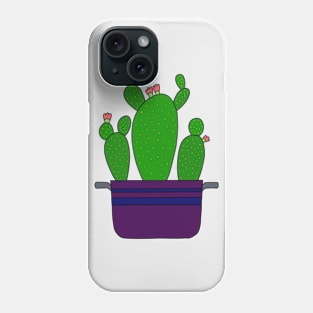 Cute Cactus Design #104: Dinner-Time Flower-Time Cacti Phone Case