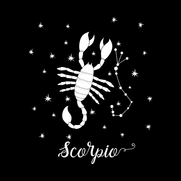 Scorpio Zodiac Sign Constellation by letnothingstopyou