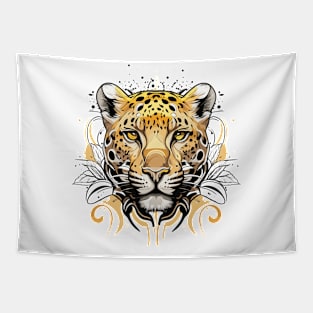 Graffiti Paint Leopard Creative Tapestry