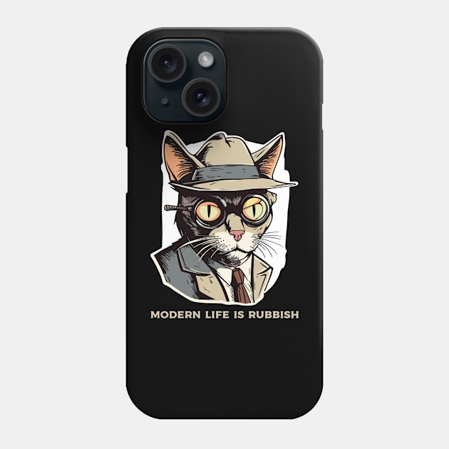 modern life is rubbish Phone Case by Kingrocker Clothing