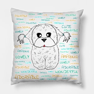 Dog love Pillow