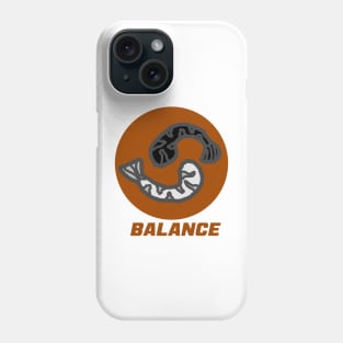 Yin-Yang Tiger Shrimp Phone Case