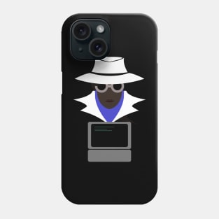 Lady White (Afro W/Computer): A Cybersecurity Design Phone Case