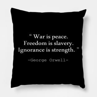 George Orwell quote Pillow