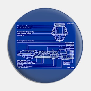 Imperial Dreadnaught Blueprint Pin