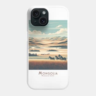 Majestic Mongolia - Monglian Steppe Phone Case