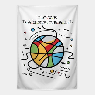 Love Basketball Tapestry