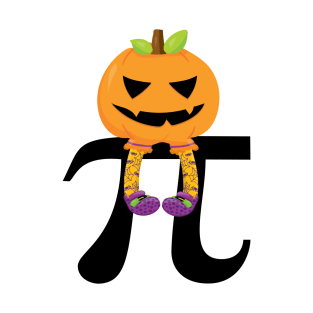 Pumpkin Pi Math Halloween Humor T-Shirt