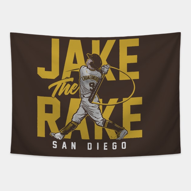 Jake Cronenworth Jake The Rake Tapestry by KraemerShop