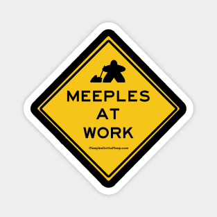 Meeples at Work Magnet