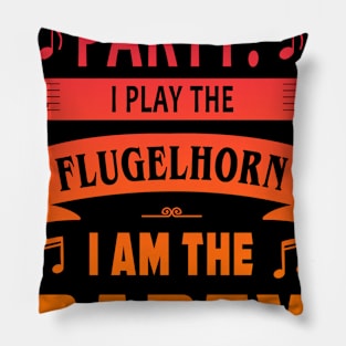 Flugelhorn Player party Pillow