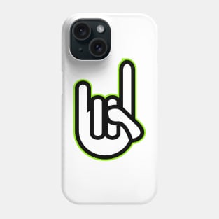 Hand signs - finger horns Phone Case