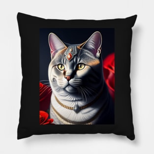 Elegant British Shorthair Pillow