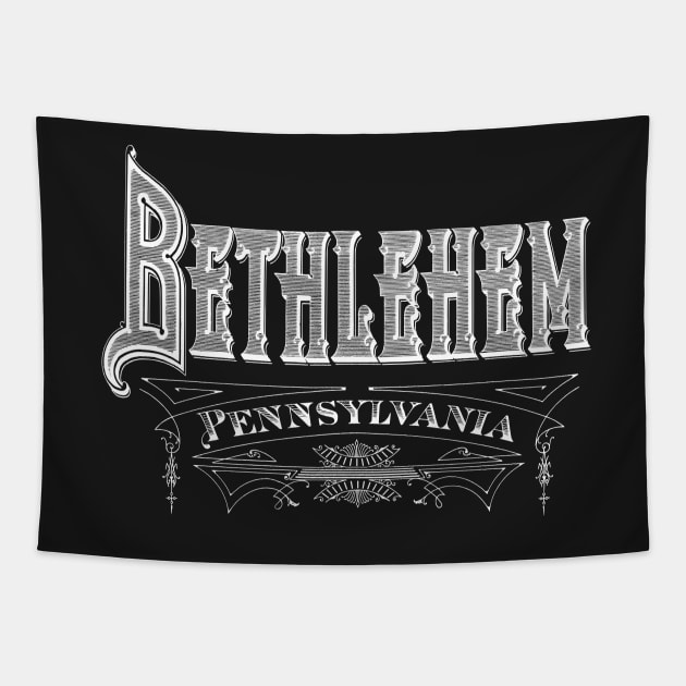 Vintage Bethlehem, PA Tapestry by DonDota