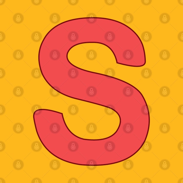 letter s yellow by persa