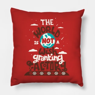 Wish Granting Factory Pillow