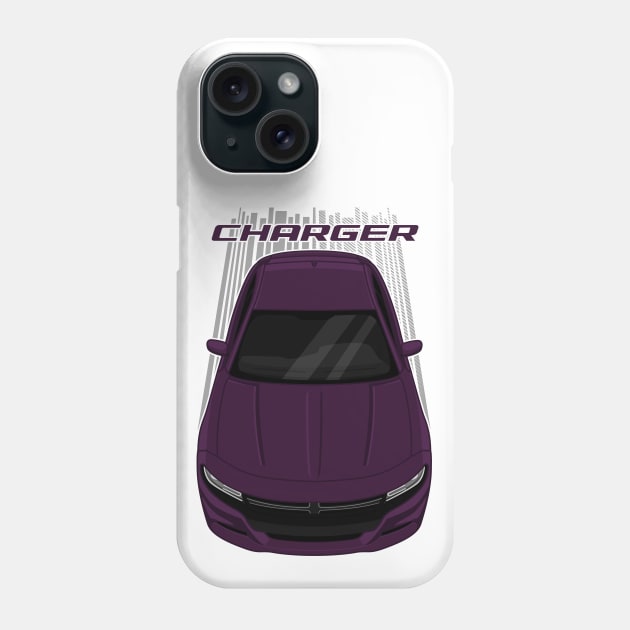Dodge Charger 2015-2021 - Hellraisin Purple Phone Case by V8social