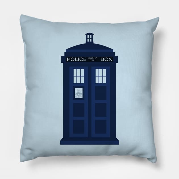 Tardis Pillow by Lydilena