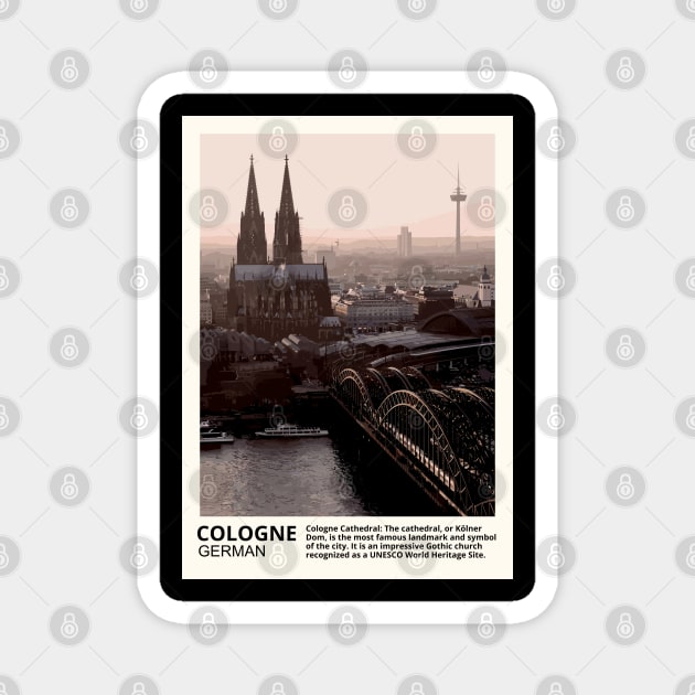 Cologne City Magnet by Raniazo Fitriuro