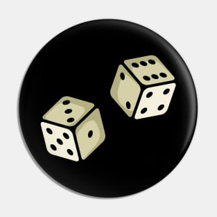 Dice Gambling Casino Pin