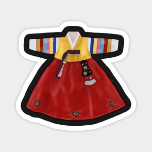 Rainbow Hanbok Magnet