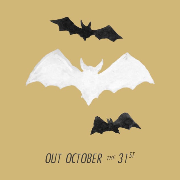 Bats out on Halloween by Kingrocker Clothing